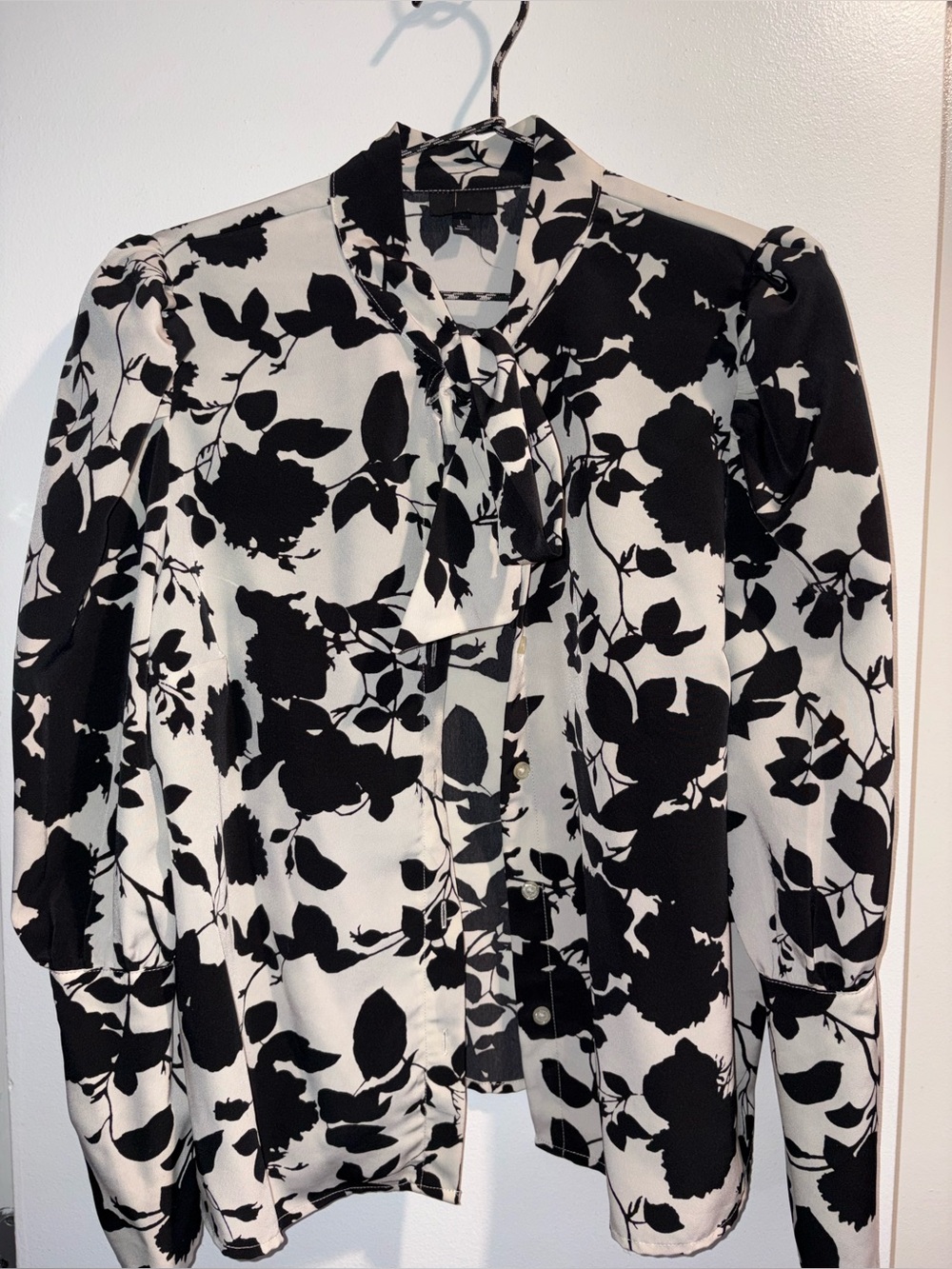 Floral button down shirt